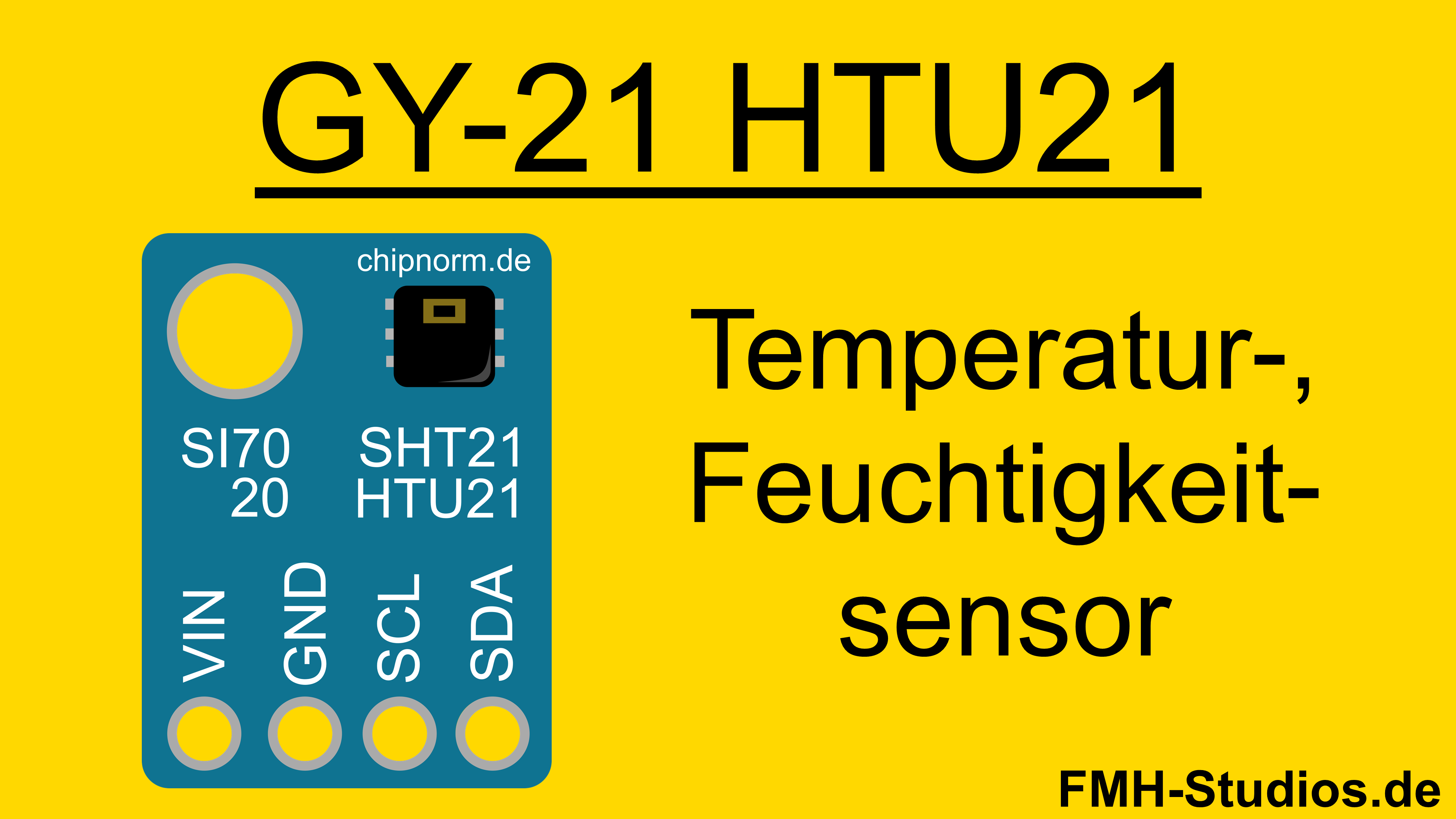 Der Temperatursensor GY-21 HTU21 im Vergleich. Mikrocontroller - Temperatursensor - Temperatur - Feuchtigkeitssensor - Feuchtigkeit - Feuchte - Arduino - Uno - Nano - ESP32 - ESP8266 - Vergleich - VS - Digital - Analog - GY-21 HTU21